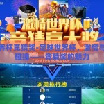 足球世界杯竞猜奖-足球世界杯，激情与智慧的碰撞——竞猜奖的魅力