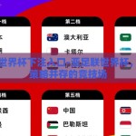 亚足联世界杯下注入口-亚足联世界杯，激情与策略并存的竞技场