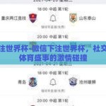 微信下注世界杯-微信下注世界杯，社交平台与体育盛事的激情碰撞