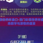 澳门彩票世界杯盘口-澳门彩票世界杯盘口，一场数字与激情的盛宴