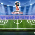 世界杯竞彩合法吗-世界杯竞彩的合法性探讨