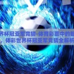 体彩世界杯冠亚军竞猜-体育彩票中的智慧博弈，体彩世界杯冠亚军竞猜全解析