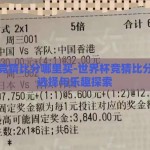 世界杯竞猜比分哪里买-世界杯竞猜比分的正确选择与乐趣探索
