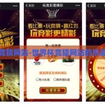 世界杯竞猜网站-世界杯竞猜网站的乐趣与挑战