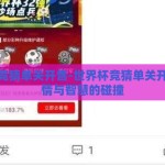 世界杯竞猜单关开售-世界杯竞猜单关开售，激情与智慧的碰撞