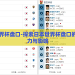 日本世界杯盘口-探索日本世界杯盘口的独特魅力与影响