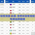 世界杯冠军竞猜 彩票-世界杯冠军竞猜，激情与幸运的碰撞