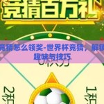 世界杯竞猜怎么领奖-世界杯竞猜，解锁领奖的趣味与技巧