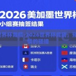 2026世界杯竞猜-2026世界杯竞猜，预测与激情的碰撞