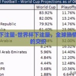 世界杯下注量-世界杯下注量，全球热情与风险的交织