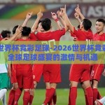 2026世界杯竞彩足球-2026世界杯竞彩足球，全球足球盛宴的激情与机遇