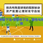 怎么世界杯下注-世界杯下注，理性与乐趣的平衡