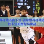 篮球世界杯预选赛下注-篮球世界杯预选赛，理性下注的智慧与挑战