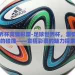 足球世界杯竞猜彩票-足球世界杯，激情与智慧的碰撞——竞猜彩票的魅力探索