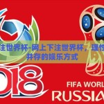 网上下注世界杯-网上下注世界杯，理性与风险并存的娱乐方式