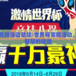 世界杯竞猜活动总结-世界杯竞猜活动，激情与智慧的碰撞