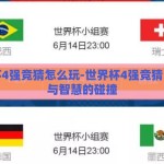 世界杯4强竞猜怎么玩-世界杯4强竞猜，激情与智慧的碰撞