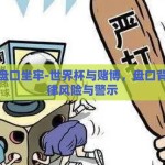 世界杯盘口坐牢-世界杯与赌博，盘口背后的法律风险与警示