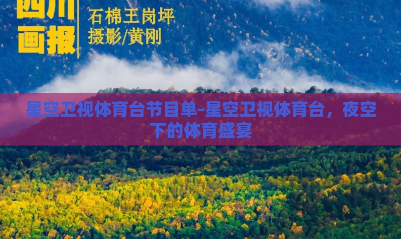 星空卫视体育台节目单-星空卫视体育台，夜空下的体育盛宴