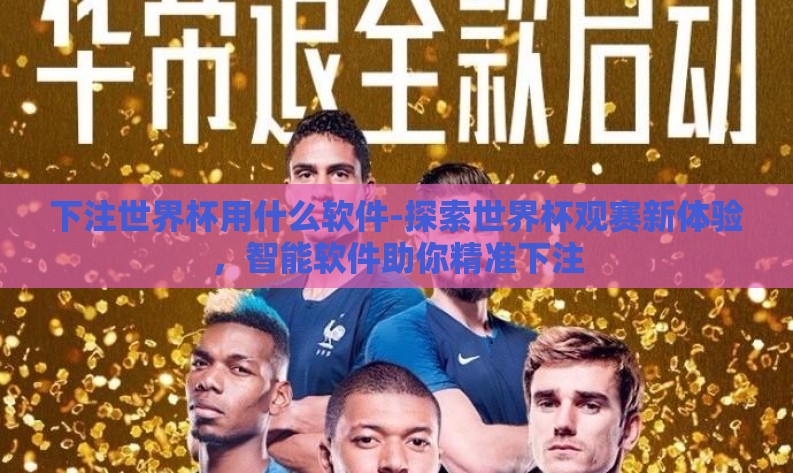 下注世界杯用什么软件-探索世界杯观赛新体验,智能软件助你精准下注 下注世界杯用什么软件-探索世界杯观赛新体验,智能软件助你精准下注