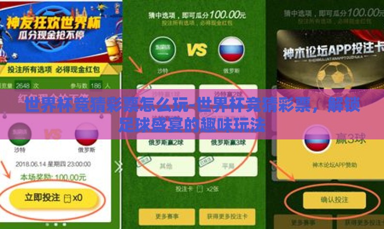 世界杯竞猜彩票怎么玩-世界杯竞猜彩票,解锁足球盛宴的趣味玩法 世界杯竞猜彩票怎么玩-世界杯竞猜彩票,解锁足球盛宴的趣味玩法