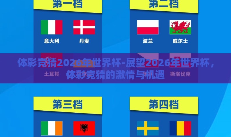 体彩竞猜2026年世界杯-展望2026年世界杯,体彩竞猜的激情与机遇 体彩竞猜2026年世界杯-展望2026年世界杯,体彩竞猜的激情与机遇