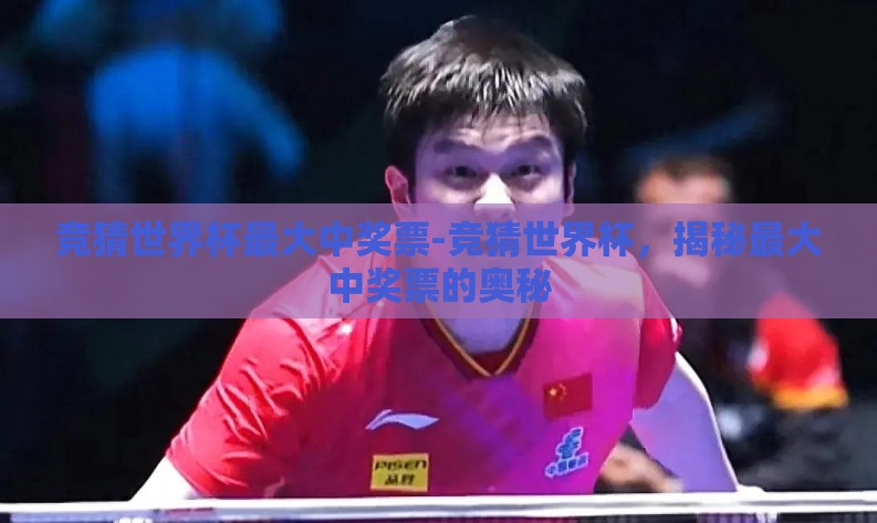竞猜世界杯最大中奖票-竞猜世界杯，揭秘最大中奖票的奥秘