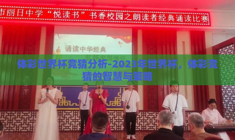 体彩世界杯竞猜分析-2023年世界杯,体彩竞猜的智慧与策略 体彩世界杯竞猜分析-2023年世界杯,体彩竞猜的智慧与策略