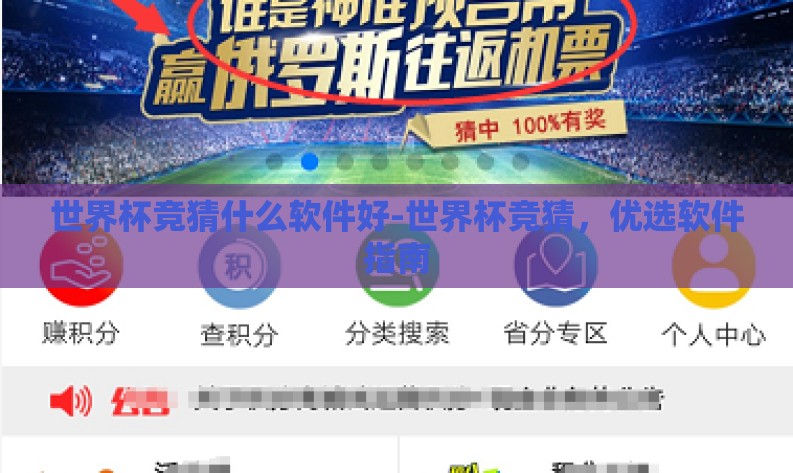 世界杯竞猜什么软件好-世界杯竞猜，优选软件指南