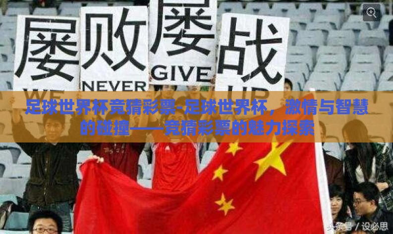 足球世界杯竞猜彩票-足球世界杯，激情与智慧的碰撞——竞猜彩票的魅力探索