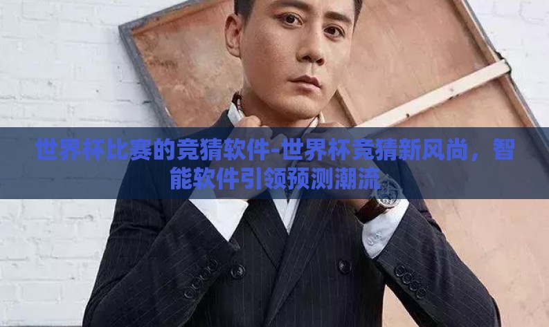 世界杯比赛的竞猜软件-世界杯竞猜新风尚，智能软件引领预测潮流